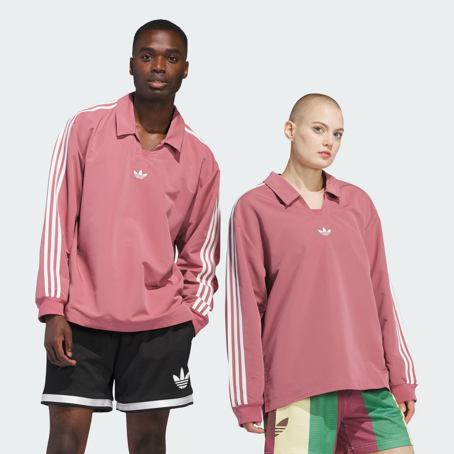 Adidas con Cuello de Rugby (Unisex)