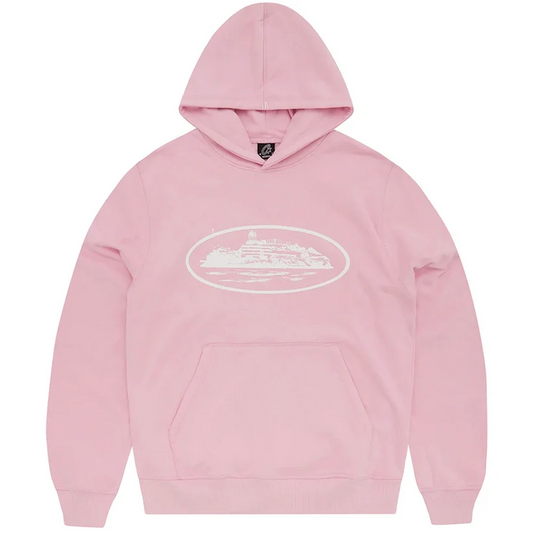 Corteiz Alcatraz Pink Hoodie